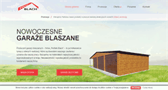 Desktop Screenshot of garazeblaszane.com